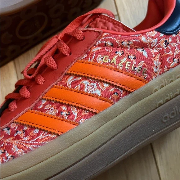 Adidas Floral Platform Gazelle Statement Sneakers - Picture 3 of 10